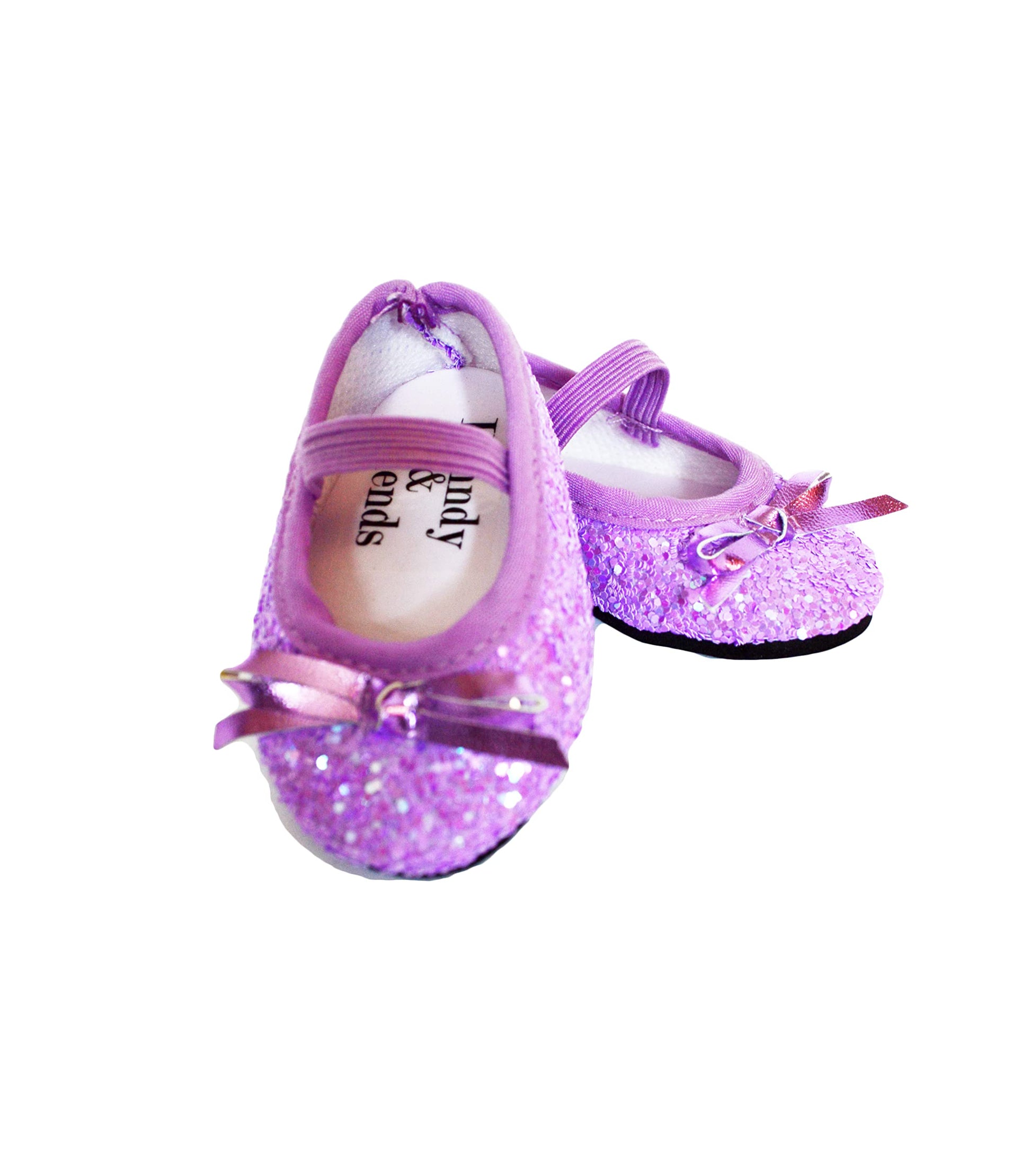 Lavender Ballet Flats Fits 18 Inch Girl Dolls- 18 Inch Doll Shoes