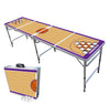 8-Foot Professional Beer Pong Table w/Cup Holes - Phoenix Basketball Court