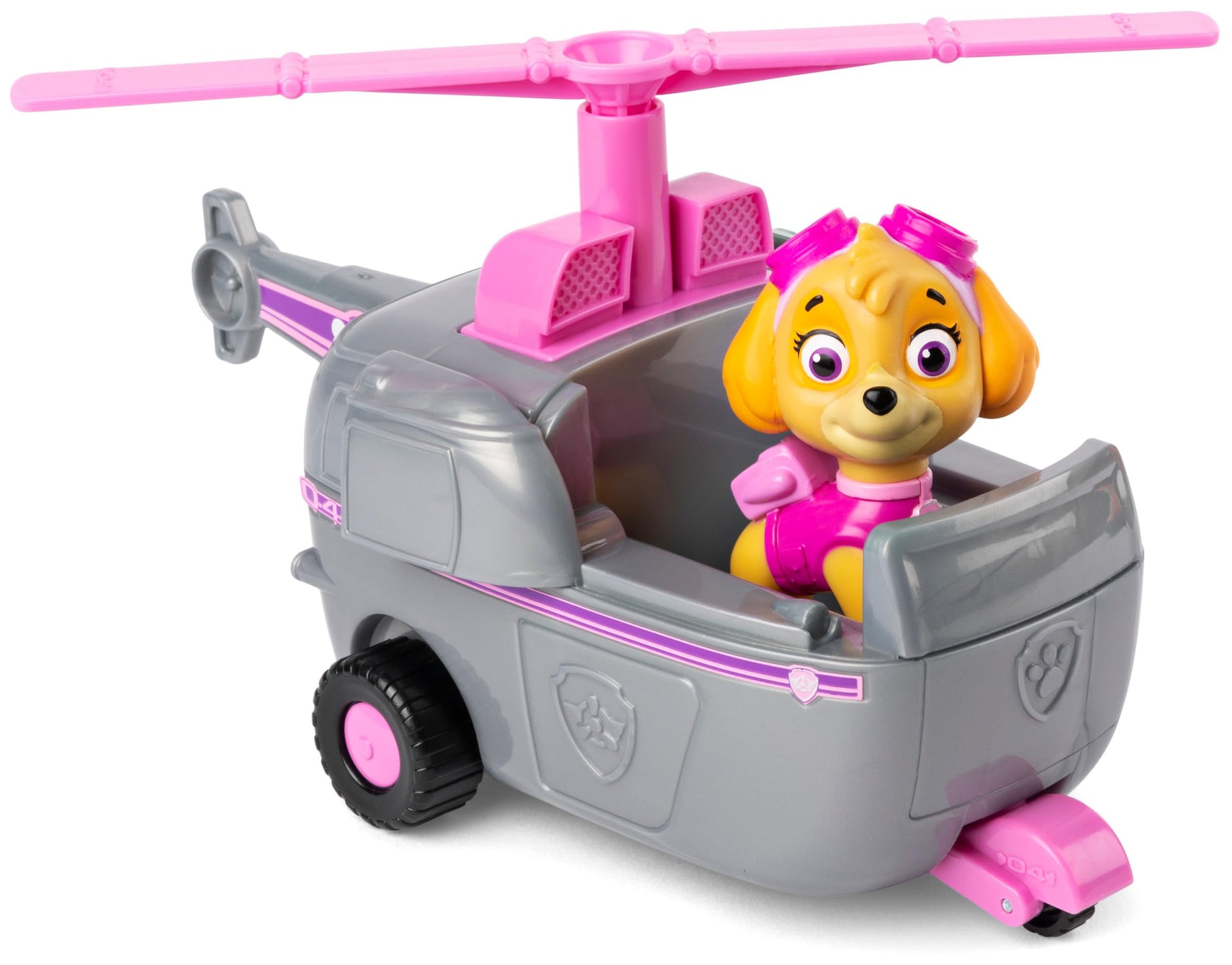 Paw Patrol - Vehicle Figure Stella - Car 15 cm Collectible Figurine Toy - Recycled Plastic Toy - Children's Car - Children's Toy 3 Years and Above
