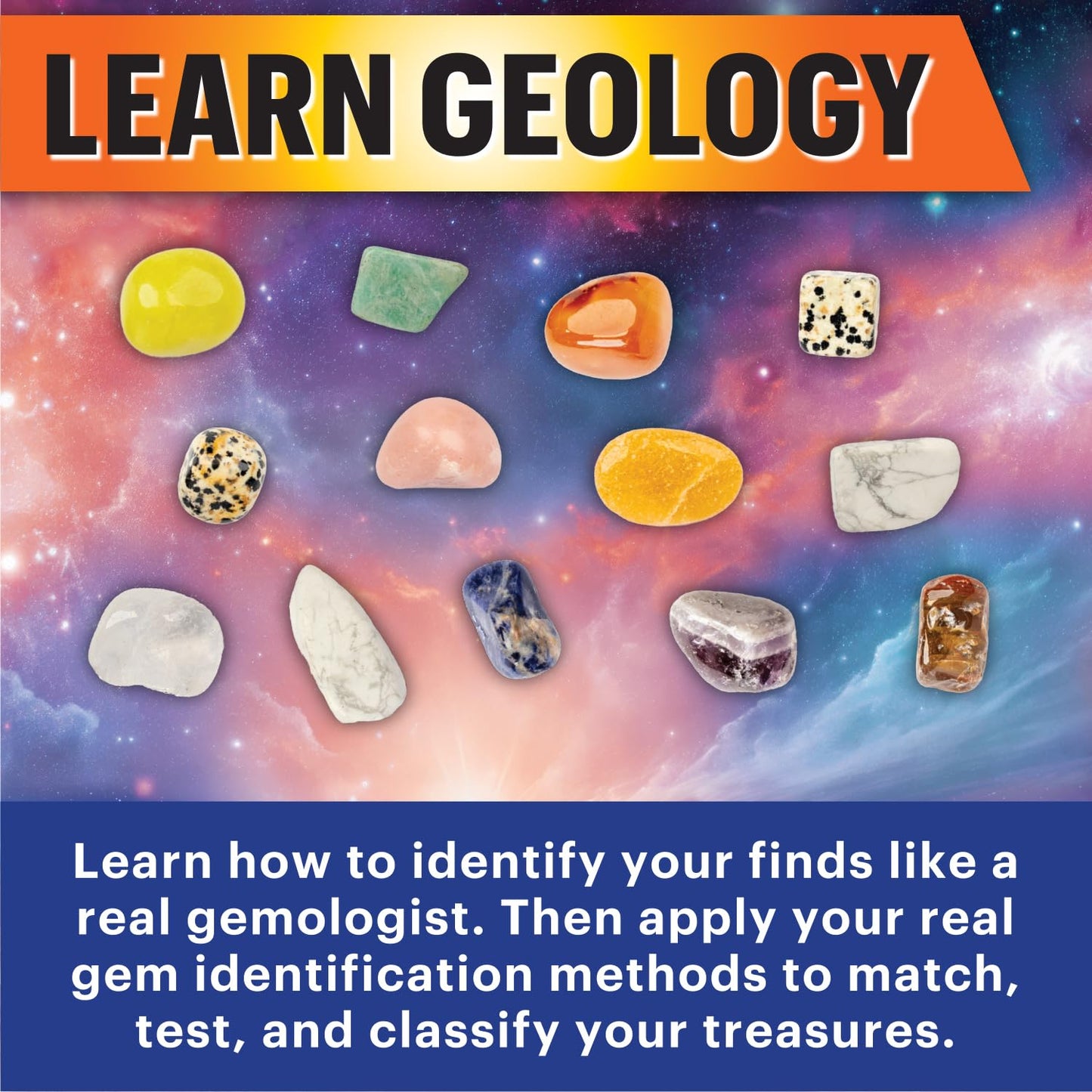 MindWare Gem Dig Kit for Kids Nova Obsidian Excavation