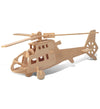 Puzzled Chopper Wooden 3D Puzzle Construction Kit