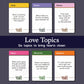 Hesuuho Couples Games, Conversation Cards Game Couples Edition, 162 Closer Talks Cards, Conversation Starters for Date Nights, Couples Gifts, Romantic