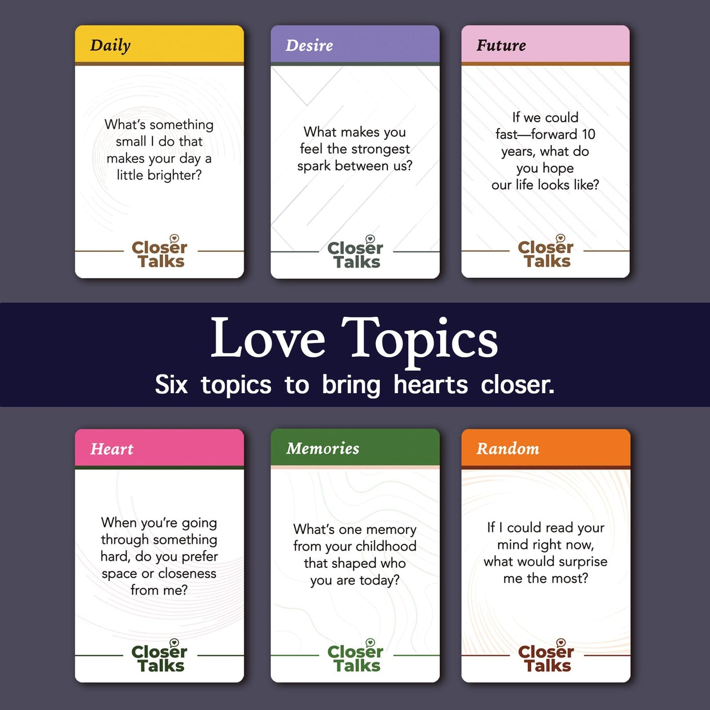Hesuuho Couples Games, Conversation Cards Game Couples Edition, 162 Closer Talks Cards, Conversation Starters for Date Nights, Couples Gifts, Romantic