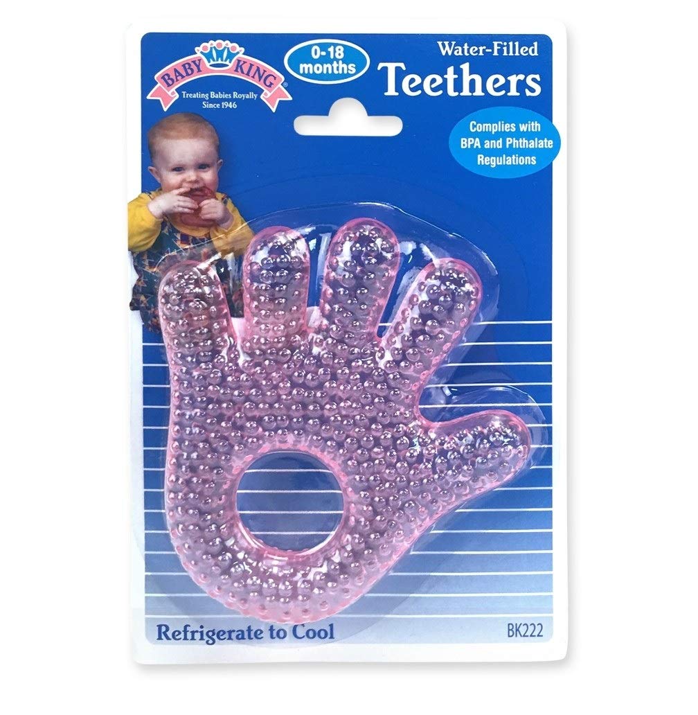 Babyking Water-Filled Hand and Foot Teethers, Assorted Colors, 1 Count