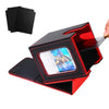 Venssu MTG Deck Box for Commander Display,Card Deck Box Fits 100 Double Sleeved Cards, TCG Card Storage Box with 2 Dividers and 1 Toploader