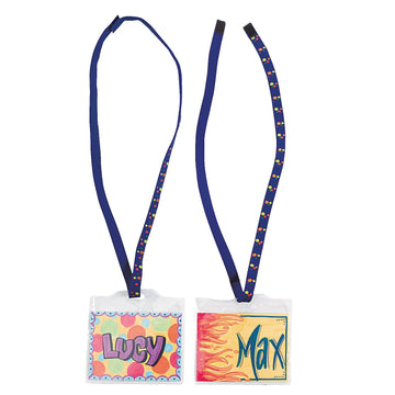 Do It Yourself Super Safe Name Tags- 48 Pc - Crafts for Kids and Fun Home Activities