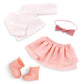 Our Generation Effie 18 Inch Doll, Soft Body, Closed Eyes and Combable Hair, Clothes Set with Ruffle Skirt and Accessories