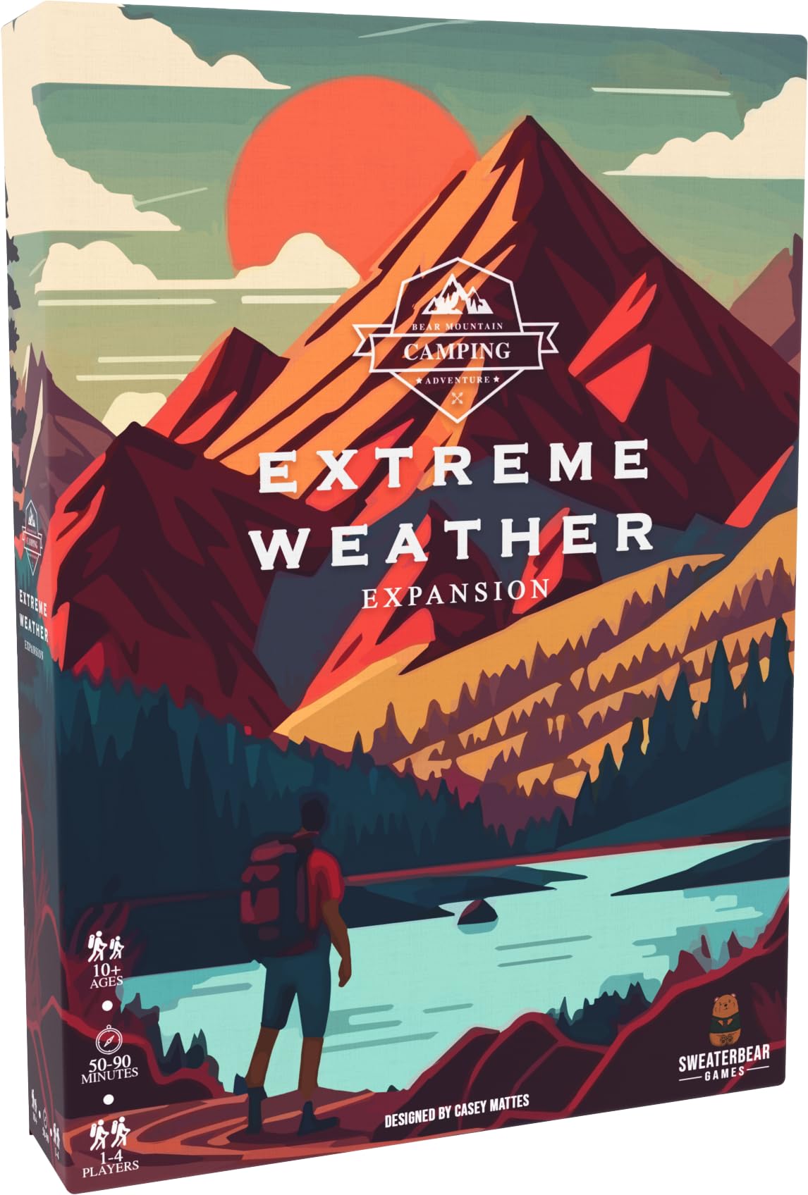 Extreme Weather Expansion | Designed to be Added to Bear Mountain Camping Adventure Base Game | Easy to Learn | Ages 10+ | for 1-4 Players | Perfect