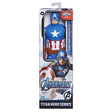 Marvel Avengers Titan Hero Series Blast Gear Captain America Action Figure
