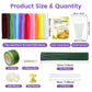 660 PCS Pipe Cleaner Flower Kit, 16 Colors Thick Chenille Stems Pipe Cleaner Bulk, Pipe Cleaners Craft Supplies with Viedo Instruction, Floral Wires