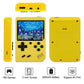 JAFATOY Retro Handheld Games Console for Kids/Adults, 168 Classic 8 Bit Games 3 inch Screen Video Games with AV Cable Play on TV (Yellow)