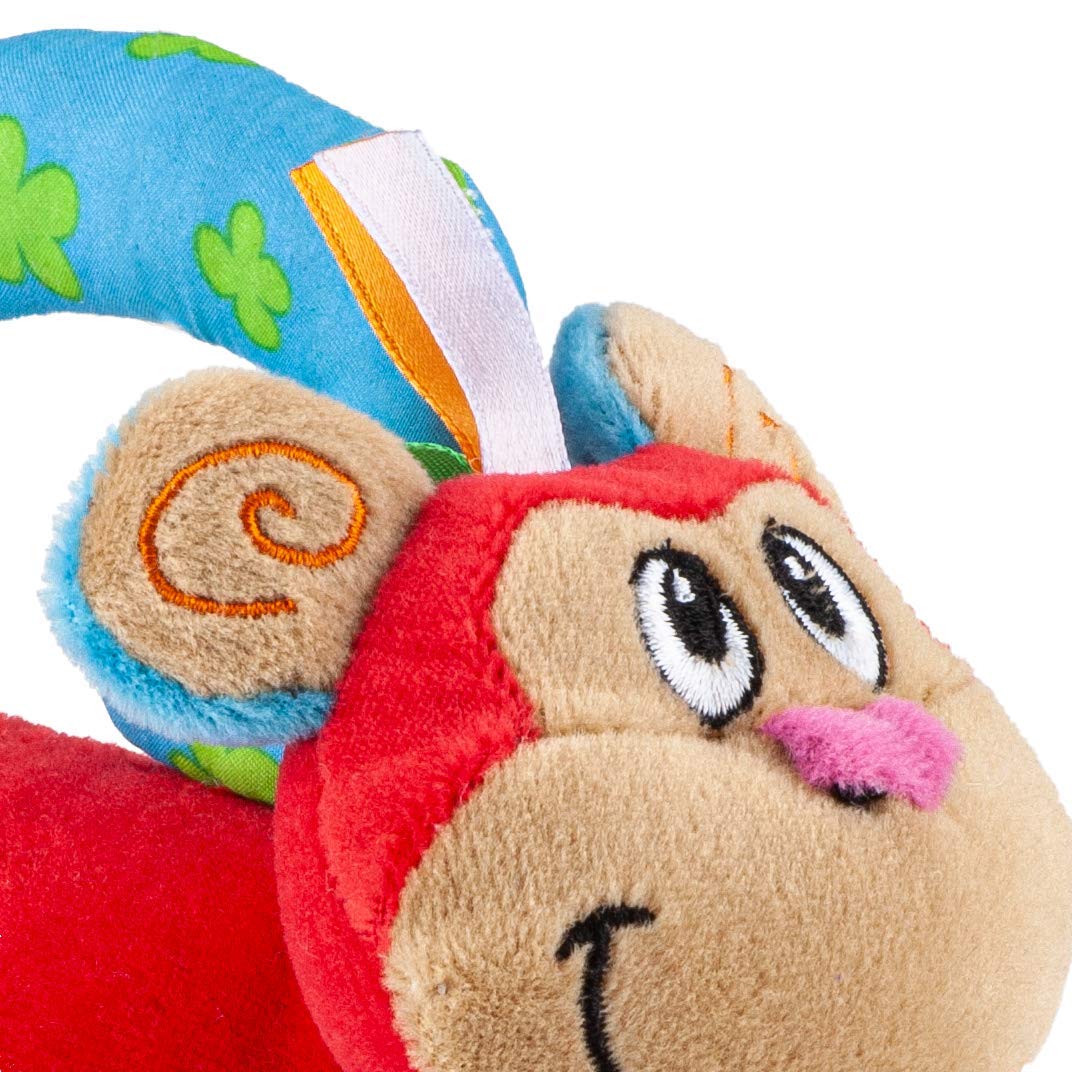 Nuby Floppers Plush Teether - Monkey