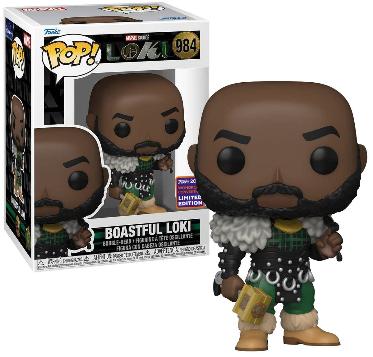 Funko Pop! #984 Marvel Loki - Boastful Loki - Funko Wondrous Convention - Limited Edition