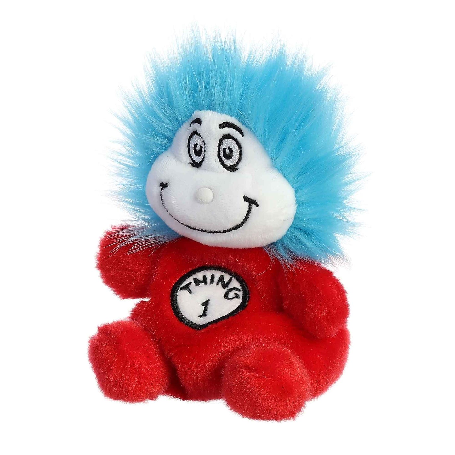Aurora® Whimsical Dr. Seuss™ Palm Pals™ Thing One Stuffed Animal - Officially Licensed Plush for Imaginative Play - Perfect for Kids and Adults - Red