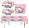 41pcs Children Party Supplies 20 Plates + 20 Napkin + 1Tablecloth Children Birthday Party Decorations, for Girl and Boy