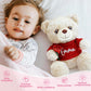 aoemgnj Personalized Teddy Bear with Custom Name, 10 Inch Custom Plush Gift for Anniversary, Valentine's Day, Birthday, Wedding, Soft Stuffed Animal
