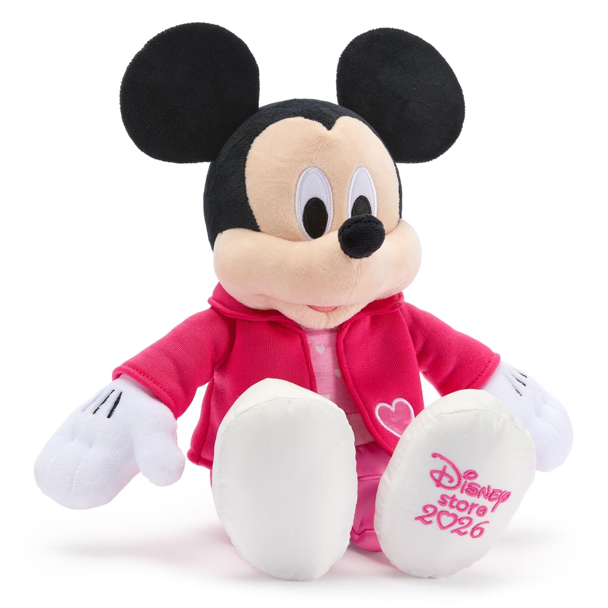 Disney Store Official Mickey Mouse Plushie in Retro Leisure Suit with Embroidered Details - Valentine's Day 2026 Plush - Disney Gift, Mickey Mouse
