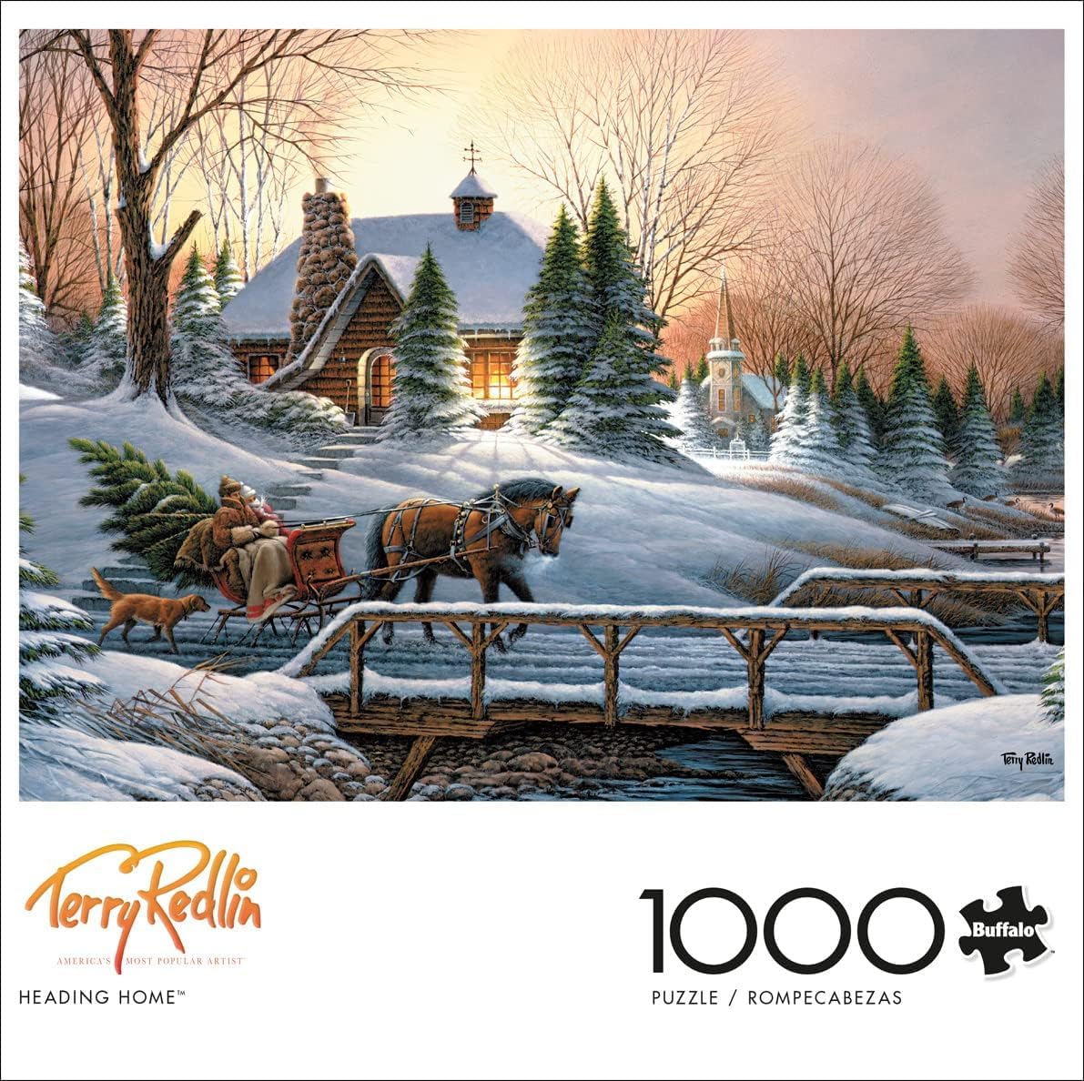 Buffalo Games Terry Redlin, Heading Home, 1000 Piece Puzzle for Adults