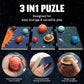 Wooden Solar System Model Board?Kids Solar System with Astronauts ?Montessori Planet Toys,Educational Planets Balls,Preschool Learning Puzzle?Space