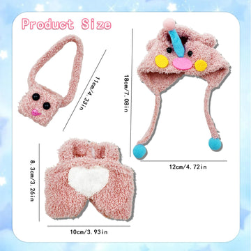 17cm Clothes Set(NO Doll),Hat & Overalls Set for 17cm Accessories Suit,Stylish Adorable Dolls Clothes Accessories,Cute Clothes for Dress up Unique