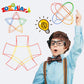 ZOZOPLAY Straw Constructor STEM Building Toys 800 Piece Straws and Connectors Building Sets Colorful Motor Skills Interlocking Plastic Engineering