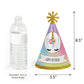 Rainbow Unicorn - Cone Magical Unicorn Happy Birthday Party Hats for Kids and Adults - Set of 8 (Standard Size)
