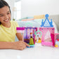 Mattel Disney Frozen Toys, Anna Doll House Stackable Castle with Small Doll, Olaf Figure & 7 Furniture & Accessories, Inspired by the Movie