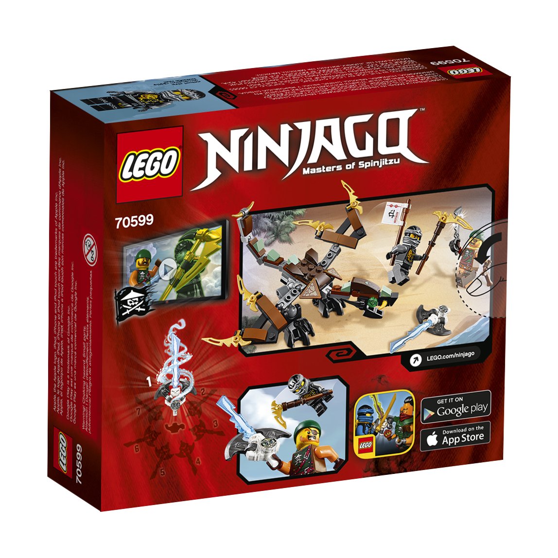 LEGO Ninjago Cole's Dragon 70599 Building Kit (98 Piece)