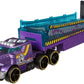 Hot Wheels Toy Car & Truck, Super Rigs 1:64 Scale Race Car & Matching Semi Truck Transporter (Styles May Vary)