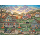 Bits and Pieces 500 Piece Puzzles for Adults Bonnie White 3-Pack - Large 18" x 24" Jigsaw Puzzles 500 Pieces Vintage Americana, No 2 Pieces Alike