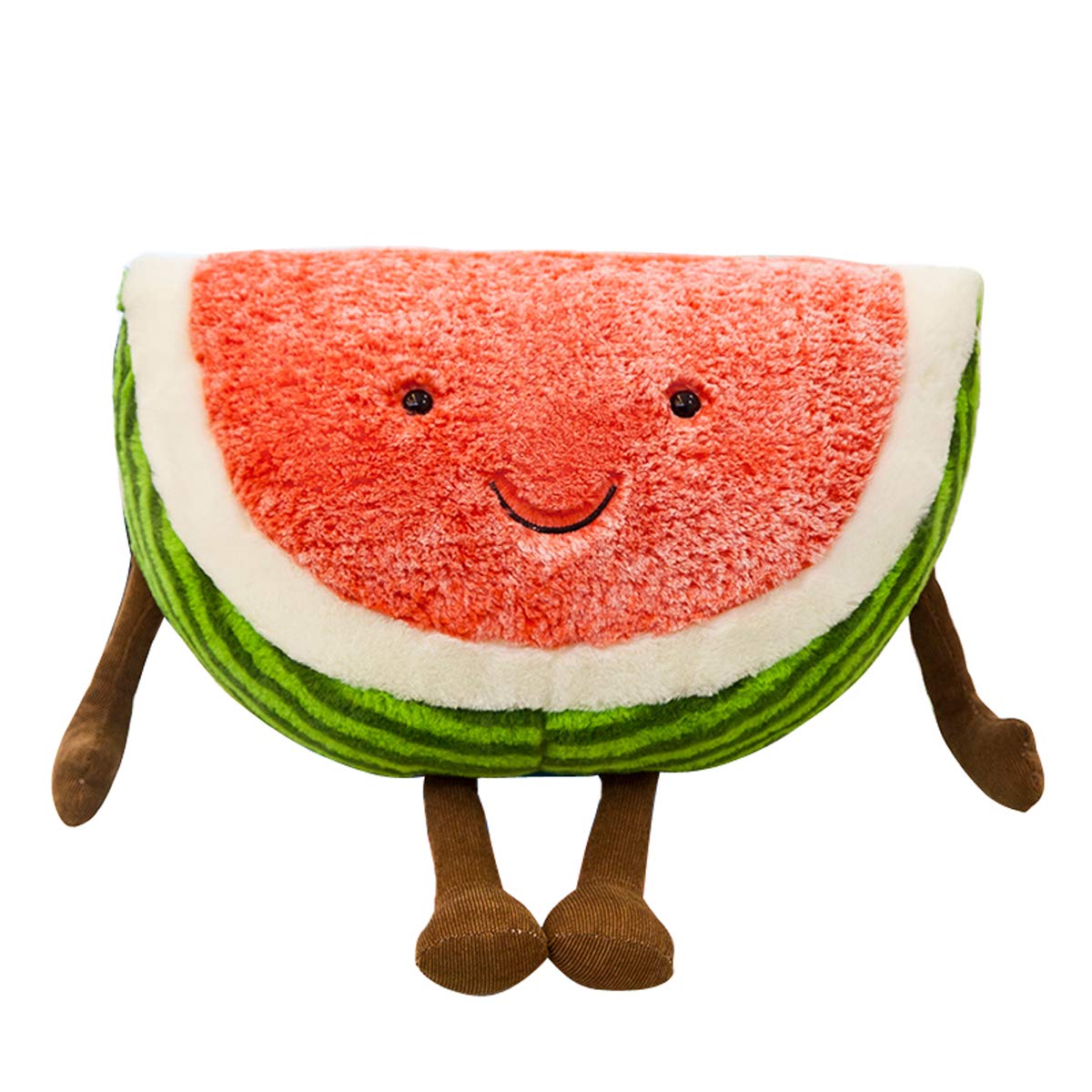 AngelGift Cuddly Big Soft Toys Fruit Serie Watermelon Stuffed Animals Toy Cushion Doll, 12" /30cm Watermelon Plushie Toys Best Birthday Gifts
