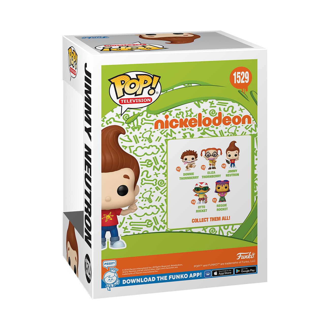 Funko POP! TV: Nick Rewind - Jimmy Neutron - Nickelodeon Slime - Collectable Vinyl Figure - Gift Idea - Official Merchandise - for Kids & Adults - Ad