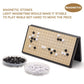 AMEROUS 11 Inches Magnetic Go Game Set (19 x 19), Travel Foldable Board Game Set with Magnetic Plastic Stones & Go Game Rules for Beginner, Kids