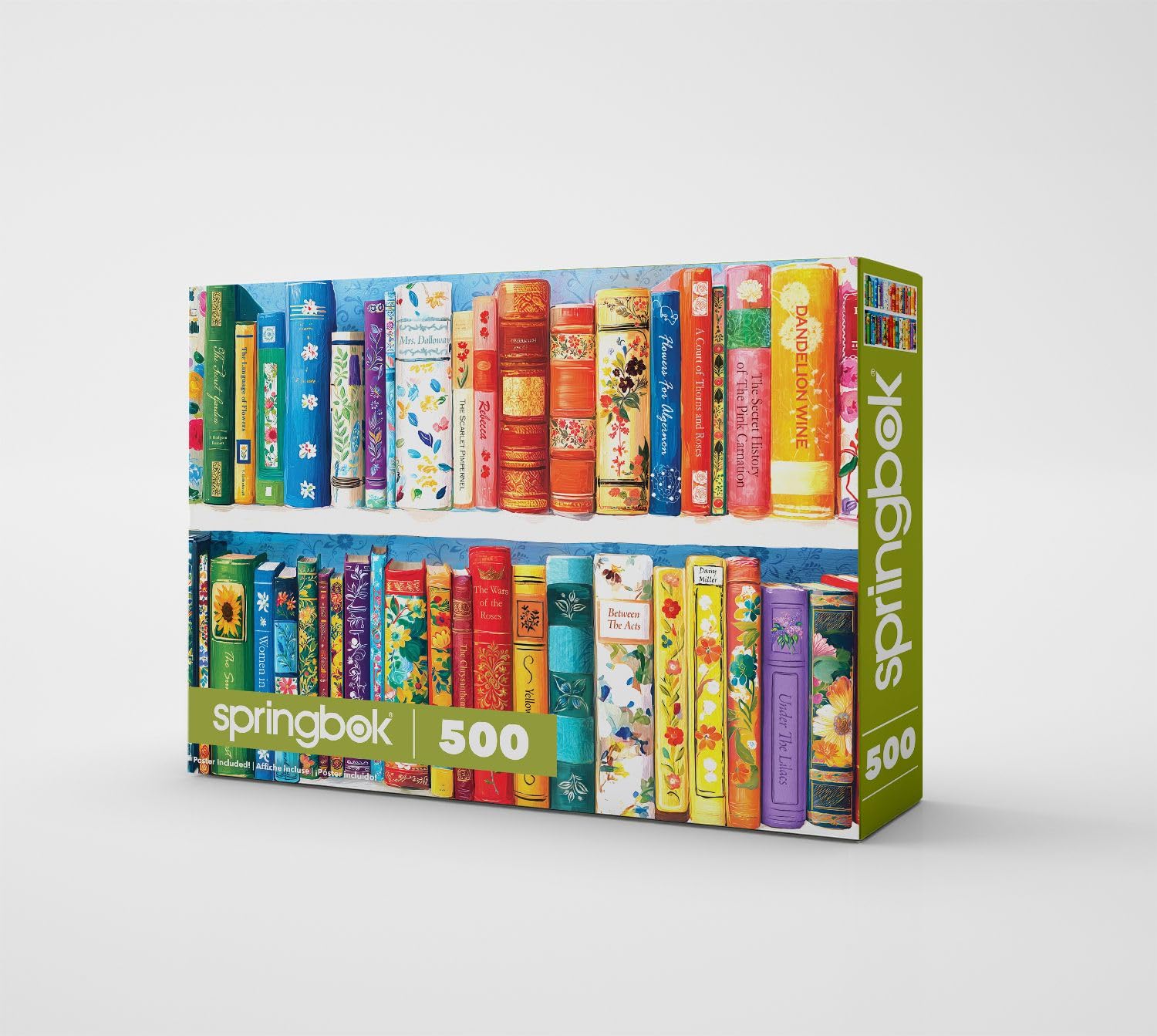 Springbok Books in Bloom 500 Piece Jigsaw Puzzle for Adults