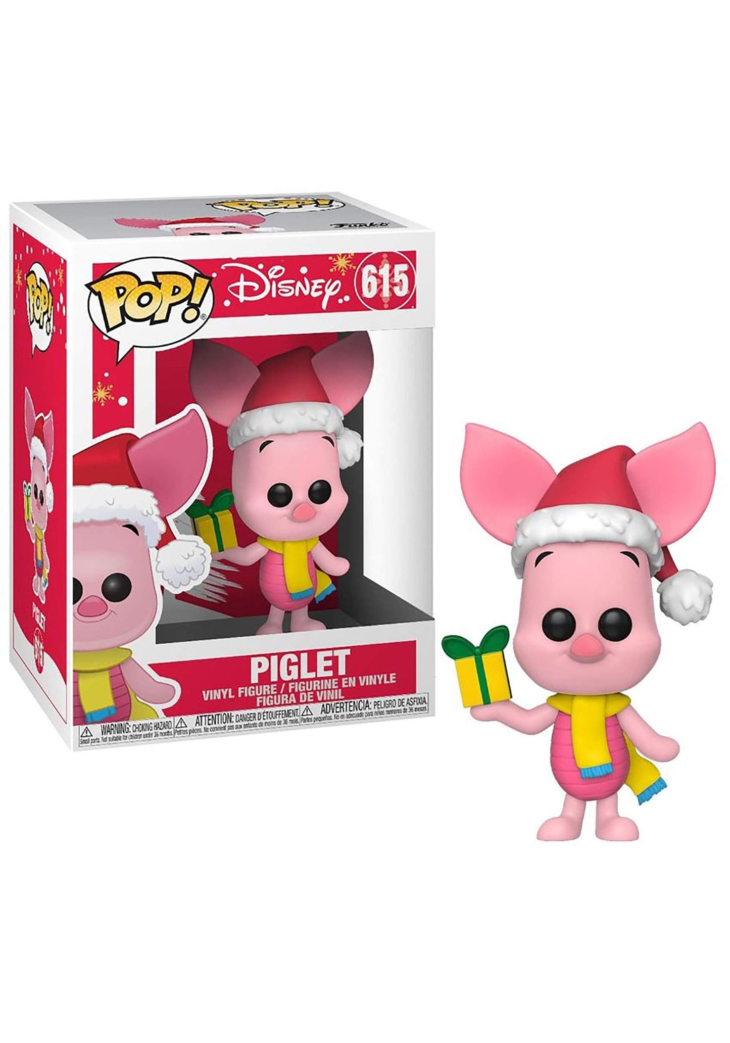 Funko 43330 POP. Vinyl Disney: Holiday-Piglet Collectible Figure, Multicolor