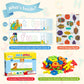 Officygnet Learning Toys for 3 4 5 6 Years Old Boys and Girls, See & Spell CVC Word Builders with Alphabet Cards for Kids Ages 3-5, Matching Letter