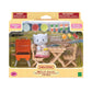 Calico Critters Bubblebrook Elephant Girl's BBQ Picnic Set, Dollhouse Playset with Figure and Accessories
