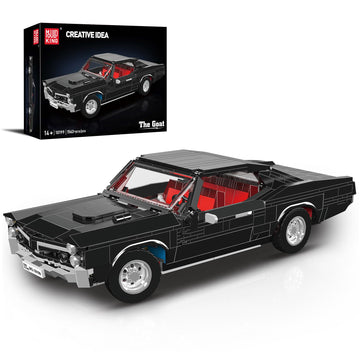 Mould King 10199 Sports Car Building Block Kits, MOC Classic Vintage Car Model Building Sets, Gift for Age 14+/Adult Collections Enthusiasts (1563+