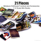 Mini Dollhouse Accessories Set, 1:12 Scale Tiny Miniature Decor for Doll House Furniture DIY (MiniBooks)