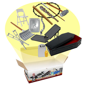 Hardcore Coffin 15 Piece Accessory Set for Wrestling Action Figures