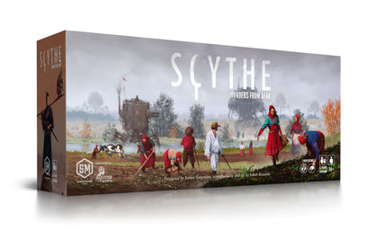 Stonemaier Games: Scythe: Invaders from Afar Expansion by Jamey Stegmaier | Add 2 New Factions to Scythe (Base Game) | Increase Scythe Player Count