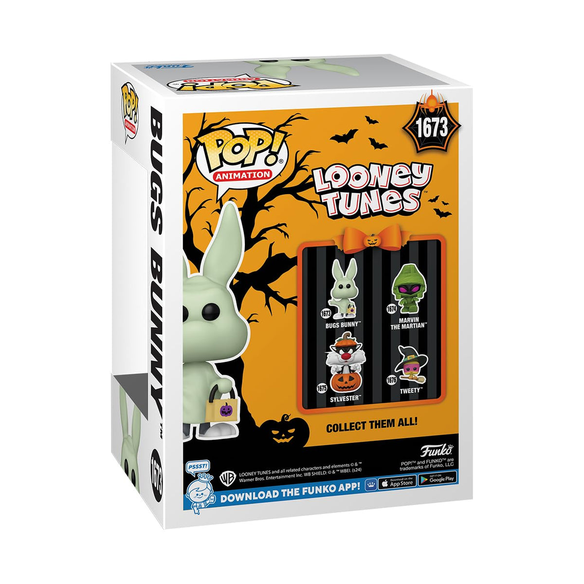 Funko POP! Animation: Looney Tunes - Bugs Bunny (Ghost)