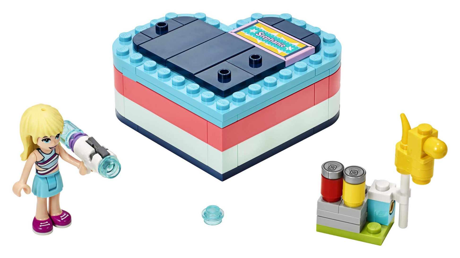 LEGO Friends Stephanie’s Summer Heart Box 41386 Building Kit, New 2019 (95 Pieces)