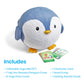 hand2mind Penguin BubblePlush Yoga Ball Buddy, Yoga Ball for Kids, Calming Corner for Items, Kids Exercise Equipment, Occupational Therapy Toys