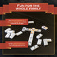 Continuum Games Family Traditions Double 6 Dominoes Tin, Crystalline Dominoes