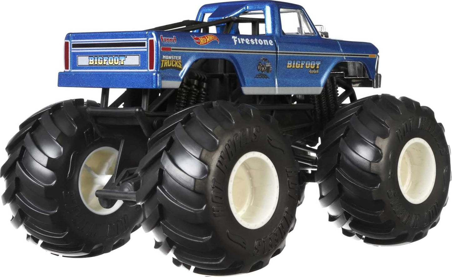 Hot Wheels Monster Trucks 1:24 Scale Assortment for Kids Age 3 4 5 6 7 8 Years Old Great Toy Trucks Large Scales