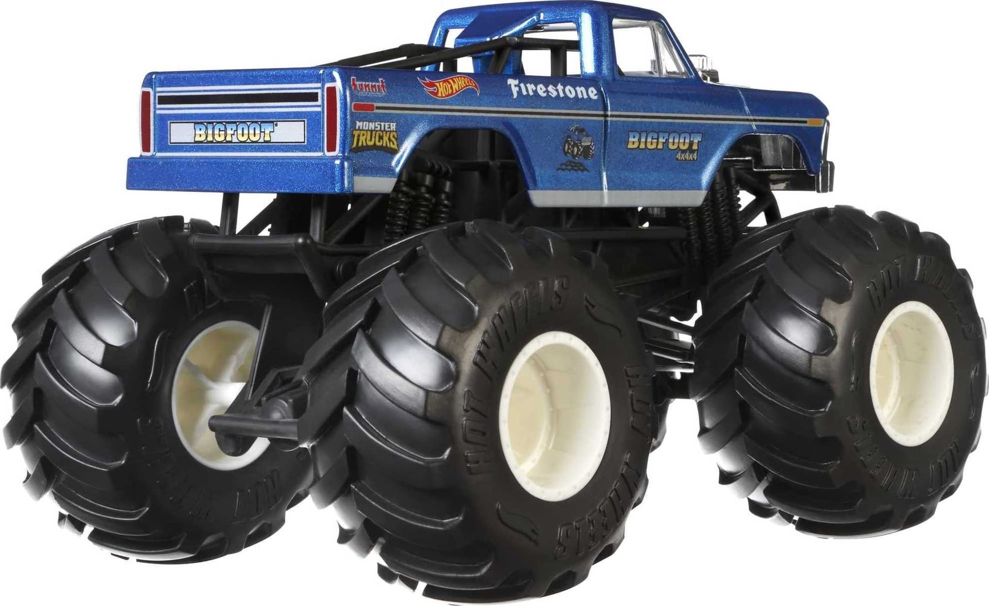 Hot Wheels Monster Trucks 1:24 Scale Assortment for Kids Age 3 4 5 6 7 8 Years Old Great Toy Trucks Large Scales