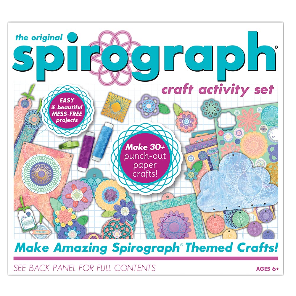 Spirograph - Craft Activity Set - The Classic Way to Make Countless Amazing Designs! - for Ages 6+