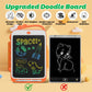 DPEDUAI LCD Writing Tablet for Kids, 10.5 Inch Colorful Doodle Board Drawing Pad, Erasable Reusable Educational Toddler Toys for 3 4 5 6 Year Old Boys