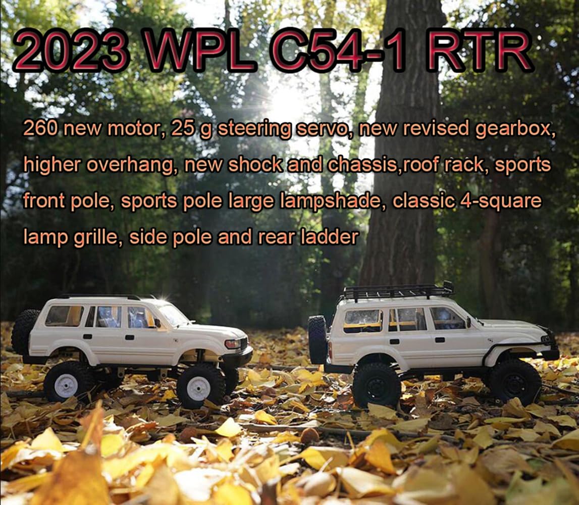 Apawband RC Rock Crawler RC Truck 4x4 WPL C54-1 RTR 1/16 Scale RC Crawler